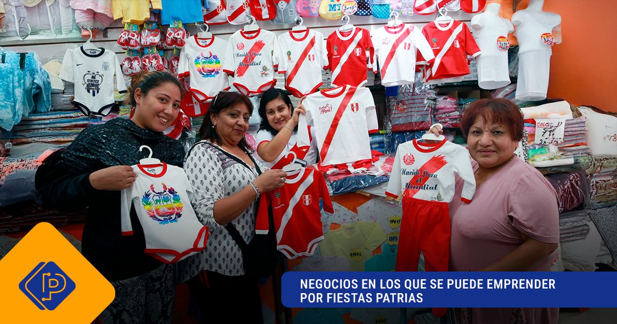 Negocios en los que se puede emprender por Fiestas Patrias