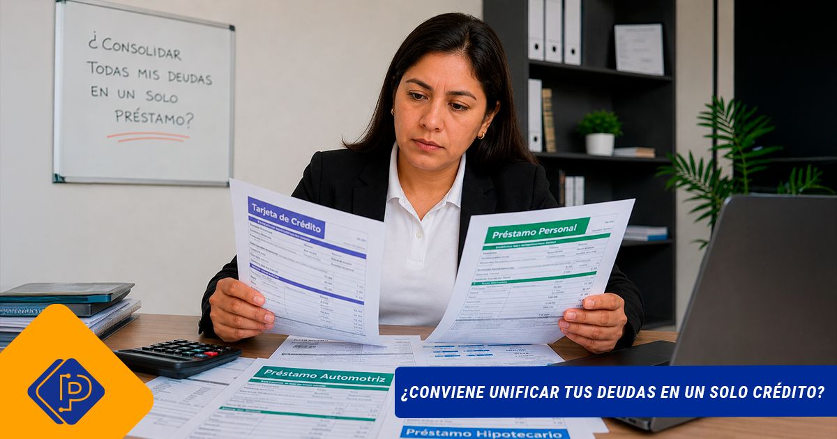¿Conviene unificar tus deudas en un solo crédito?